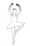 Ballerina Metal Wall Decor and Wall Art