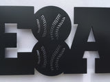 Baseball Word Metal Sign