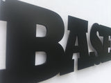 Baseball Word Metal Sign