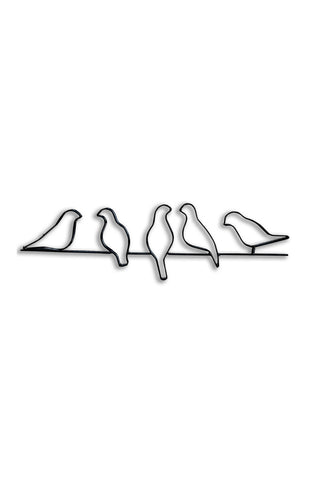Birds Metal Art on the wire