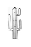 Metal Cactus wall art and decor