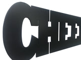 Cheerleader Word Metal Sign