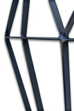 Diamond metal décor close-up