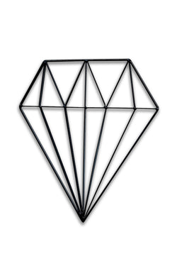 Metal diamond stone art