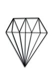 Metal diamond stone art