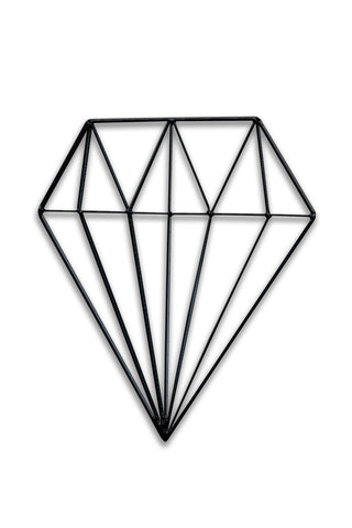 Metal diamond stone art