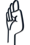 Hand Fist Metal wall decor
