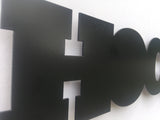 Hockey Word Metal Sign