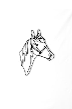 Metal Horse Head wall art and decor