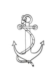 Ship Anchor Metal Wall Decor and Wall Art Sculpture