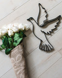 Dove metal art