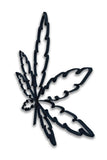 Marijuana Metal Wall Art side view