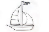 Sailboat Metal Wall Decor