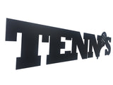 Tennis Word Metal Sign