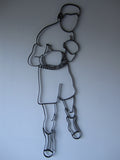 Boxer metal wall art front view