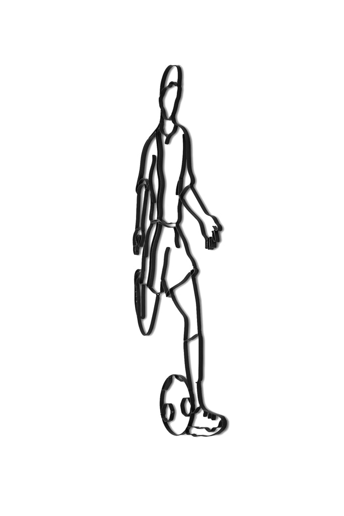 Metal Soccer Wall Decor and Soccer Player wall art All Metal Art Shop