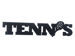 Tennis Word Metal Sign